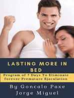 LASTING More in bed: Program of 7 Days To Eliminate forever Premature Ejaculation