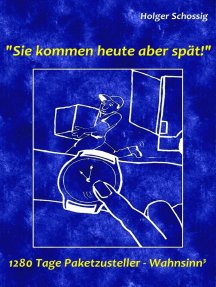 Sie kommen heute aber spät!: 1280 Tage Paketzusteller - Wahnsinn³