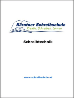 Schreibtechnik: E-Book zum Kurs der Kärntner Schreibschule