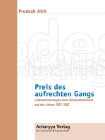 Preis des aufrechten Gangs: Lebenserinnerungen eines Universitätslehrers aus den Jahren 1957-1987