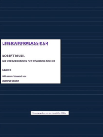 Literaturklassiker Band 1: Robert Musil - Die Verwirrungen des Zöglings Törleß: Herausgegeben von der Redaktion Müller, mit einem Vorwort von Manfred Müller, M.A.