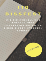 110 Bissfest: Wie Sie schnell und einfach Ihre Conversion-Raten um einen Bissen steigern können