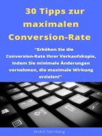 30 Tipps zur maximalen Conversion-Rate