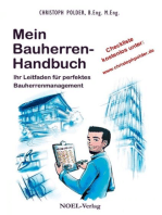 Mein Bauherren-Handbuch: Ihr Leitfaden für perfektes Bauherrenmanagement I Mit großer Checkliste (Kostenloser Download unter www.christophpolder.de)