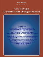 Ach Europa,Gedichte zum Zeitgeschehen!