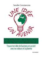 Une idée Un avenir: Introspection créatrice pour entrepreneur écoresponsable. Trouve ton idée de business en accord avec tes valeurs et la planète.
