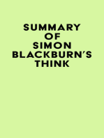 Summary of Simon Blackburn's Think