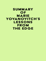Summary of Marie Yovanovitch's Lessons from the Edge