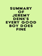 Summary of Jeremy Denk's Every Good Boy Does Fine