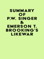 Summary of P.W. Singer & Emerson T. Brooking's Likewar