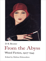 From the Abyss: Weird Fiction, 1907-1940