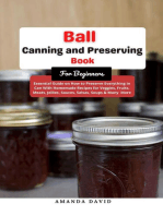 Ball Canning and Preserving Book For Beginners 