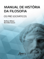Manual de História da Filosofia: Os Pré-Socráticos