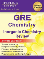 GRE Chemistry: Inorganic Chemistry Review for GRE Chemistry Subject Test