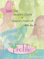 Style One Designer's Original or Designer's Knock-Off...Who Am I? Daughter's Study