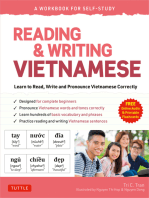 Reading & Writing Vietnamese: A Workbook for Self-Study: Learn to Read, Write and Pronounce Vietnamese Correctly  (Online Audio & Printable Flash Cards)