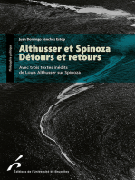 Althusser et Spinoza : Détours et retours: Avec trois textes inédits de Louis Althusser sur Spinoza