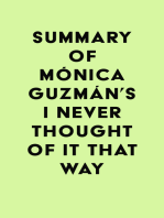 Summary of Mónica Guzmán's I Never Thought of It That Way