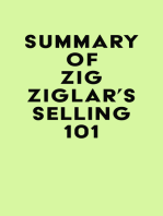 Summary of Zig Ziglar's Selling 101