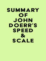 Summary of John Doerr's Speed and Scale