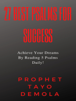 27 Best Psalms For Success: Achieve Your Dreams By Reading 5 Psalms Daily!