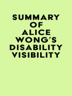 Summary of Alice Wong's Disability Visibility