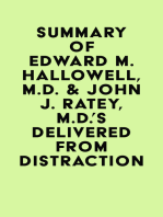 Summary of Edward M. Hallowell, M.D. & John J. Ratey, M.D.'s Delivered from Distraction