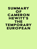 Summary of Cameron Hewitt's The Temporary European