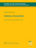 Atelische an-Konstruktion: Eine korpusbasierte Modifikatoranalyse