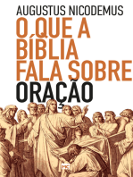 O que a Bíblia fala sobre oração