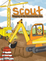 Scout Digging at the Construction Site