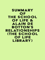 Summary of The School of Life & Alain de Botton's Relationships (The School of Life Library)