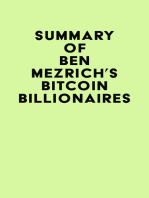 Summary of Ben Mezrich's Bitcoin Billionaires