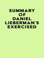 Summary of Daniel Lieberman's Exercised