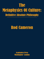 The Metaphysics of Culture: Definitive Absolute Philosophy