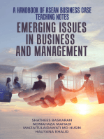A Handbook of Asean Business Case Teaching Notes: Emerging Issues in Business and Management