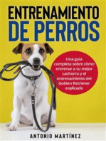 Entrenamiento de perros: Una guía completa sobre cómo entrenar a su mejor cachorro y el entrenamiento del Golden Retriever explicado