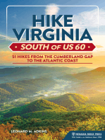Hike Virginia South of US 60: 51 Hikes from the Cumberland Gap to the Atlantic Coast