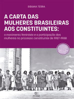 A Carta das Mulheres Brasileiras aos Constituintes: o movimento feminista e a participação das mulheres no processo constituinte de 1987-1988