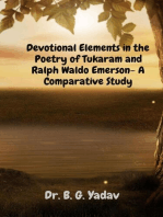 Devotional Elements in the Poetry of Tukaram and Ralph Waldo Emerson- A Comparative Study
