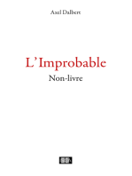 L'improbable: Non-livre