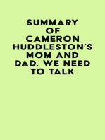 Summary of Cameron Huddleston's Mom and Dad, We Need to Talk