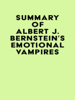 Summary of Albert J. Bernstein's Emotional Vampires