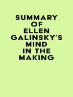 Summary of Ellen Galinsky's Mind in the Making