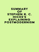 Summary of Stephen R. C. Hicks's Explaining Postmodernism