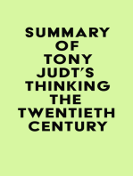 Summary of Tony Judt's Thinking the Twentieth Century