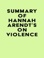 Summary of Hannah Arendt's On Violence