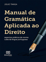 Manual de Gramática Aplicada ao Direito: aspectos práticos da norma culta da língua portuguesa