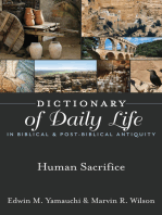 Dictionary of Daily Life in Biblical & Post-Biblical Antiquity: Human Sacrifice