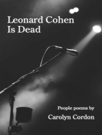 Leonard Cohen Is Dead: People poems